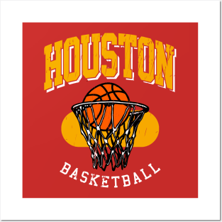 Vintage Houston Basketball Posters and Art